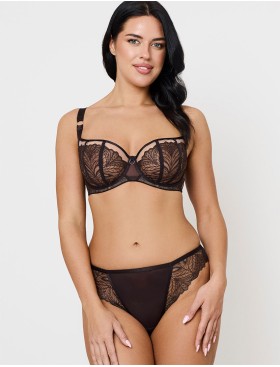 Трусики бразилиана Subtille SILVIA CHOCO mini, Цвет: шоколадный, Размеры: M, изображение 3