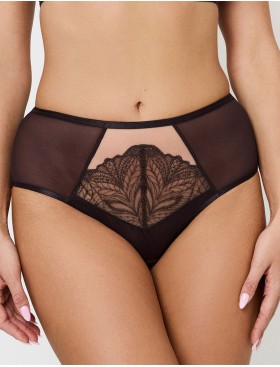 Трусы высокие Subtille SILVIA CHOCO high-waist, Цвет: шоколадный, Размеры: M