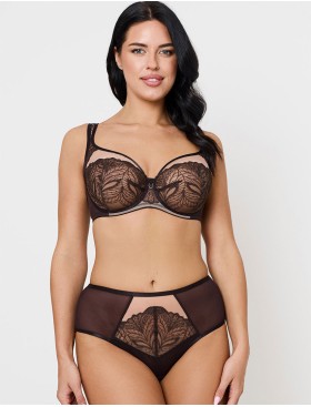 Трусы высокие Subtille SILVIA CHOCO high-waist, Цвет: шоколадный, Размеры: M, изображение 3