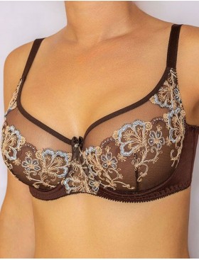 Мягкий бюстгальтер Albina L EMMA 7052 шоколад, Цвет: шоколад, Размеры: 90E