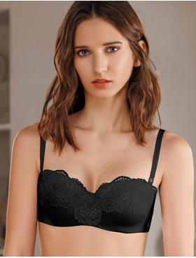 Бюстгальтер бандо пуш-ап Amelie MILANA 2317 черный, Цвет: черный, Размеры: 75B, изображение 4