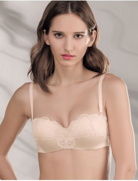 Бюстгальтер бандо пуш-ап Amelie MILANA 2317 пудра, Цвет: пудра, Размеры: 75B, изображение 4