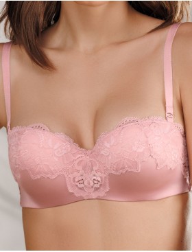 Бюстгальтер бандо пуш-ап Amelie MILANA 2317 розовый, Цвет: розовый, Размеры: 75C