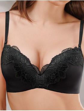 Формованный бюстгальтер пуш-ап Amelie MILANA 2319 черный, Цвет: черный, Размеры: 80C