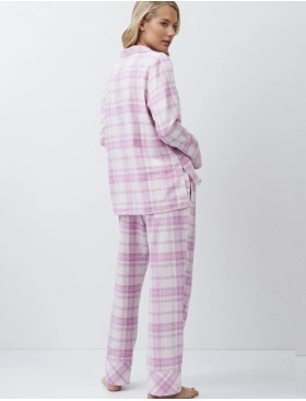 Фланелевая женская пижама Aruelle FABIOLA, Цвет: лаванда, Размеры: XS, изображение 3