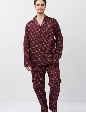 Пижама мужская хлопок Aruelle GRANT, Цвет: бордовый, Размеры: L, изображение 2