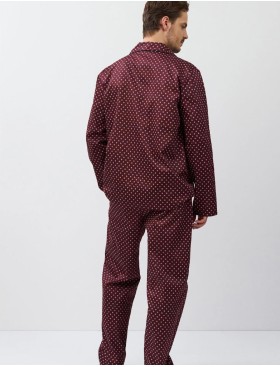 Пижама мужская хлопок Aruelle GRANT, Цвет: бордовый, Размеры: L, изображение 3