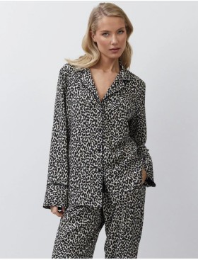 Пижама женская с брюками из вискозы Aruelle LEONA, Цвет: леопард, Размеры: XS