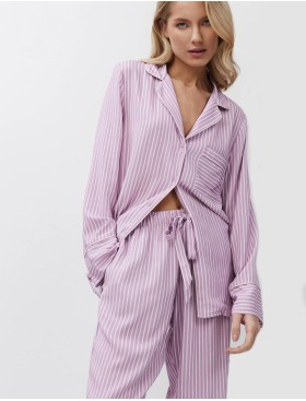 Вискозная пижама с брюками Aruelle MARGARETH, Цвет: лаванда, Размеры: XS