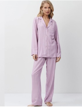 Вискозная пижама с брюками Aruelle MARGARETH, Цвет: лаванда, Размеры: XS, изображение 2