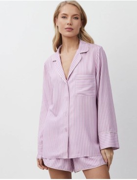 Вискозная пижама с шортами Aruelle MARGARETH, Цвет: лаванда, Размеры: XS