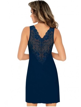 Ночная сорочка Donna KRISTINA nightdress dark blue, Цвет: темно-синий, Размеры: L, изображение 2