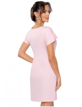 Сорочка с короткими рукавами Donna LUIZA nightdress powder pink new, Цвет: розовый, Размеры: L, изображение 3