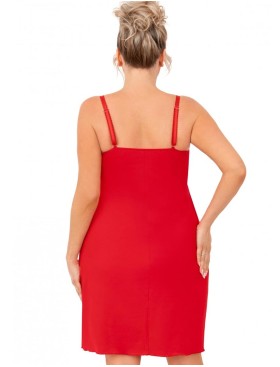 Ночная сорочка Donna SYLVIA nightdress PLUS red, Цвет: красный, Размеры: 3XL, изображение 3