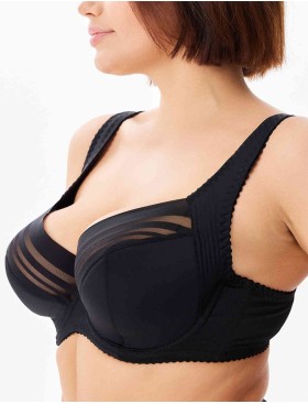 Бюстгальтер полумягкий Elli 9092 черный, Цвет: черный, Размеры: 75H, изображение 2