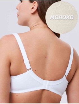 Бюстгальтер мягкий с подкроем Elli 1013 молоко, Цвет: молоко, Размеры: 85D, изображение 2