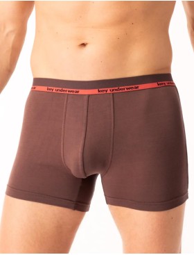 Облегающие боксеры Key MXH 287 коричневый, Цвет: коричневый, Размеры: L