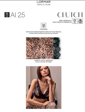 Комплект Lormar CLUTCH бюстье+бразилиана Clu53914 animalier, Цвет: animalier (анимал-принт), Размеры: 80B, изображение 7