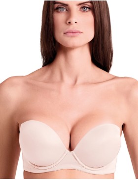 Бюстгальтер супер пуш-ап Lormar Double Extra ULTRASHINE talco, Цвет: talco (пудровый), Размеры: 80B, изображение 3