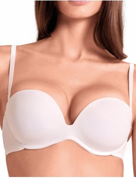 Бюстгальтер фашия без каркасов Lormar FREE PLUS bianco, Цвет: bianco (белый), Размеры: 70B