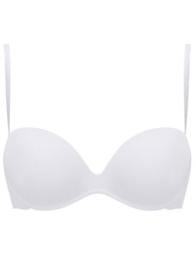 Бюстгальтер фашия без каркасов Lormar FREE PLUS bianco, Цвет: bianco (белый), Размеры: 70B, изображение 5