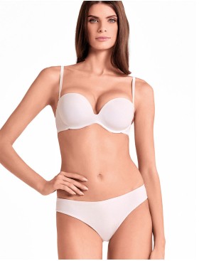 Бюстгальтер фашия без каркасов Lormar FREE PLUS bianco, Цвет: bianco (белый), Размеры: 70B, изображение 3