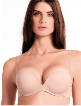 Бюстгальтер фашия без каркасов Lormar FREE PLUS nudo, Цвет: nudo (телесный), Размеры: 65B, изображение 2