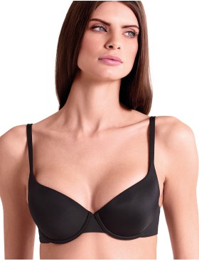 Гладкий формованный бюстгальтер Lormar MOUSSE nero, Цвет: nero (черный), Размеры: 80C, изображение 3