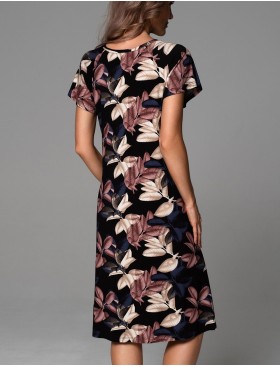 Длинная трикотажная сорочка Mia-Amore DAIANA 5574, Цвет: мультицвет, Размеры: 2XL, изображение 2