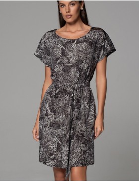 Домашнее платье Mia-Amore JOLINE 5577, Цвет: черный, Размеры: 4XL/5XL