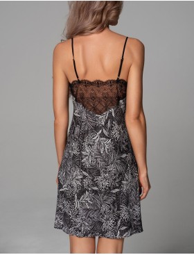 Короткая сорочка из вискозы Mia-Amore JOLINE 5580, Цвет: черный, Размеры: 3XL, изображение 2