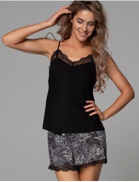 Пижама с шортами Mia-Amore JOLINE 5582, Цвет: черный, Размеры: 3XL