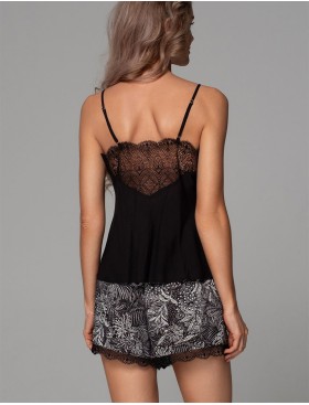 Пижама с шортами Mia-Amore JOLINE 5582, Цвет: черный, Размеры: 3XL, изображение 2