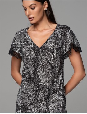 Сорочка с коротким рукавом Mia-Amore JOLINE 5584, Цвет: черный, Размеры: 3XL, изображение 3