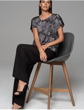 Комплект с широкими брюками Mia-Amore JOLINE 5586, Цвет: черный, Размеры: 4XL