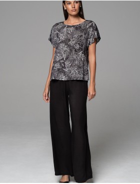 Комплект с широкими брюками Mia-Amore JOLINE 5586, Цвет: черный, Размеры: 4XL, изображение 3