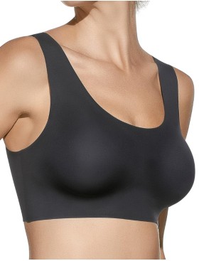 Бесшовный бюстгальтер-топ Selene OLIVIA чёрный, Цвет: чёрный, Размеры: M