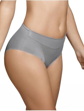 Высокие трусы слипы Selene ROXANA 3132 BRAGA серый, Цвет: серый, Размеры: S