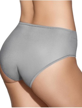 Высокие трусы слипы Selene ROXANA 3132 BRAGA серый, Цвет: серый, Размеры: S, изображение 2