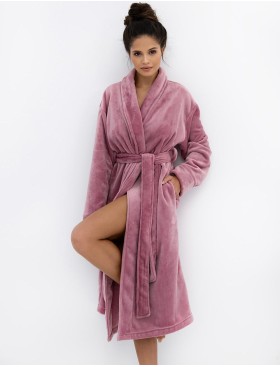 Плюшевый халат женский Sensis CHANA, Цвет: розовый, Размеры: S, изображение 2