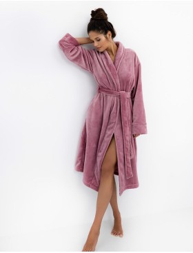 Плюшевый халат женский Sensis CHANA, Цвет: розовый, Размеры: S, изображение 3