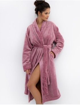 Плюшевый халат женский Sensis CHANA, Цвет: розовый, Размеры: S, изображение 4