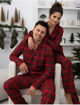 Женская пижама с брюками Sensis DAYANA, Цвет: красный, Размеры: M, изображение 3