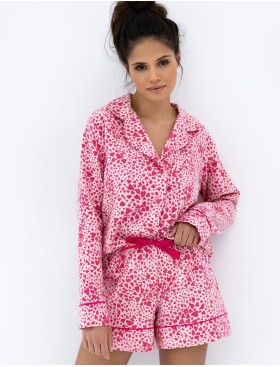 Женская пижама с шортами Sensis KENZIE, Цвет: розовый, Размеры: L