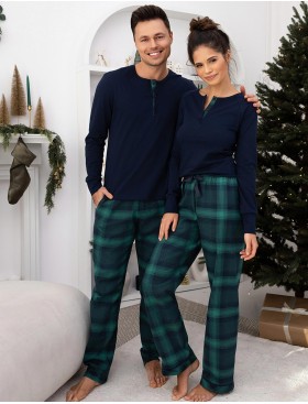 Мужская пижама Sensis LUKE, Цвет: темно-синий, Размеры: L, изображение 2