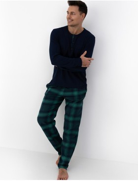 Мужская пижама Sensis LUKE, Цвет: темно-синий, Размеры: L, изображение 4