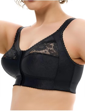 Бюстгальтер с застежкой спереди Sermija AGATHA 190-25-L тёмный-графит, Цвет: тёмный-графит, Размеры: 105D, изображение 3