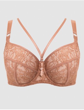 Бюстгальтер кружевной Alles CHIARA M mocha mousse, Цвет: капучино, Размеры: 90H, изображение 9