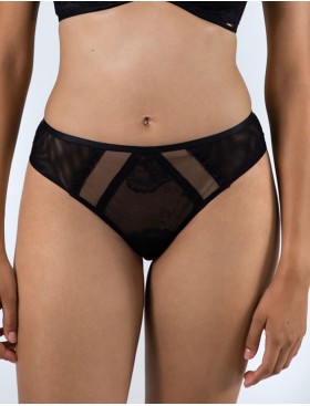 Трусики бразилиана Alles ETHER brazyliany чёрный, Цвет: черный, Размеры: S