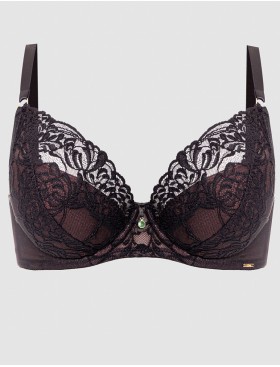 Бюстгальтер с пуш-ап вкладышами Alles TRUFFLE NOIR P-UP, Цвет: черный, Размеры: 70B, изображение 9